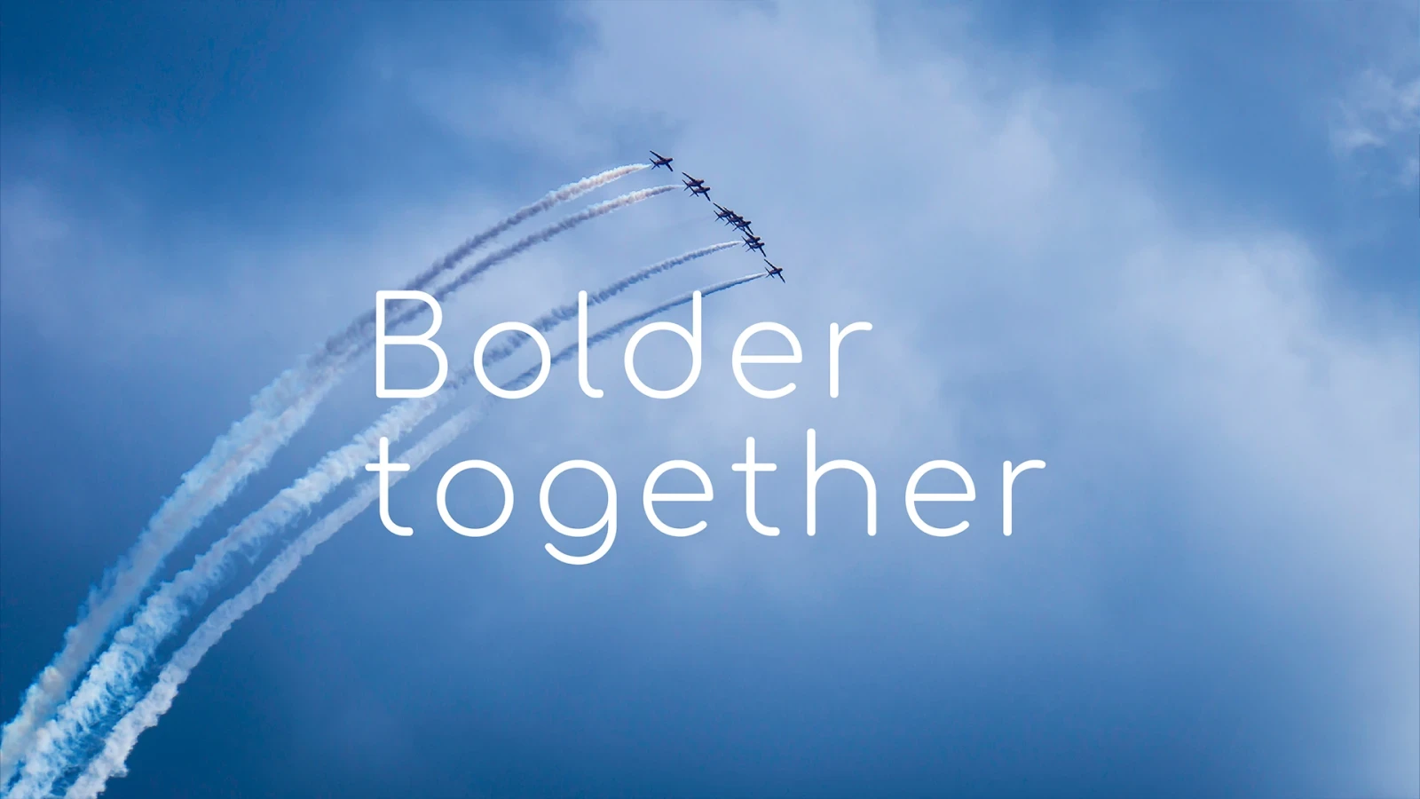 Bolder Together, Aresia’s new signature. A strategic branding project by Saguez & Partners.
