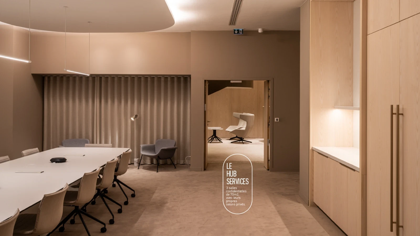 Salle de réunion, bureaux Axa Matignon