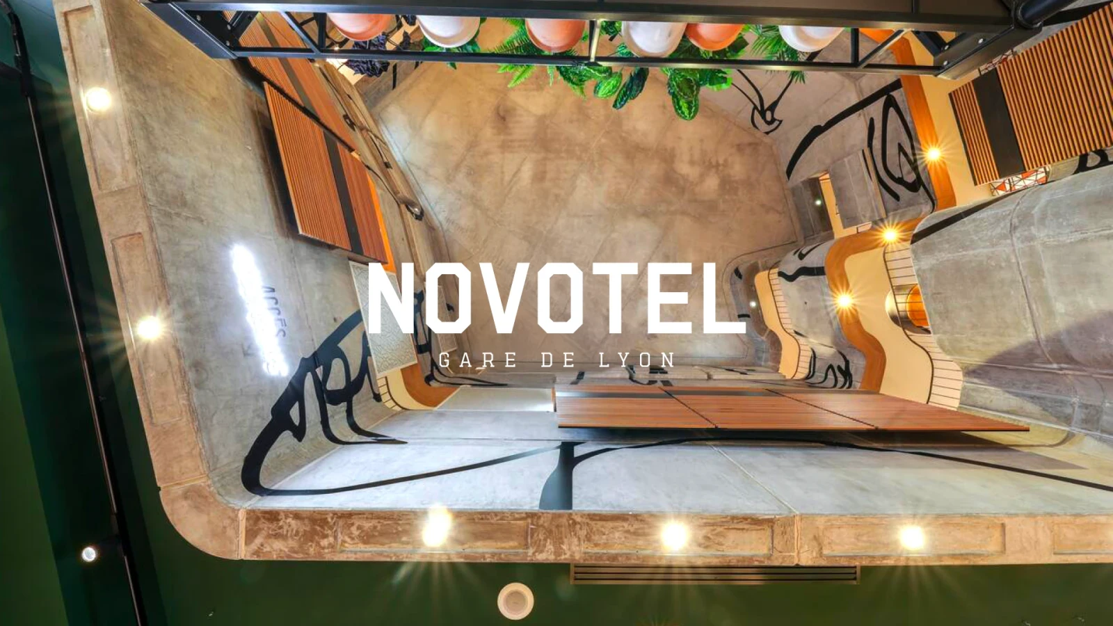 Renovated of Novotel Gare de Lyon designed by Saguez & Dash.