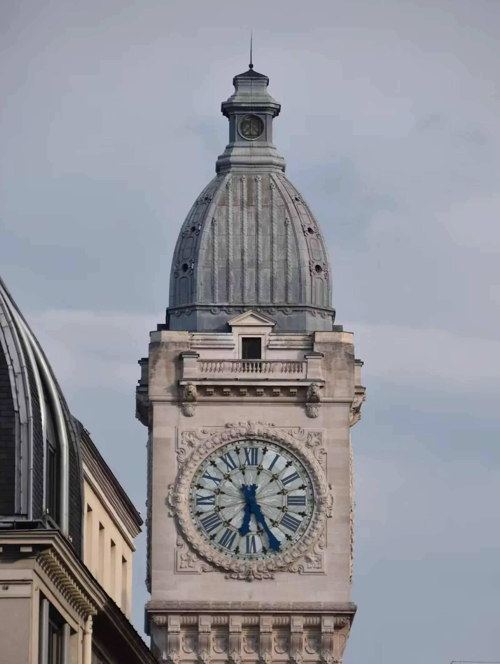 The clock tower at Gare de Lyon, Paris
