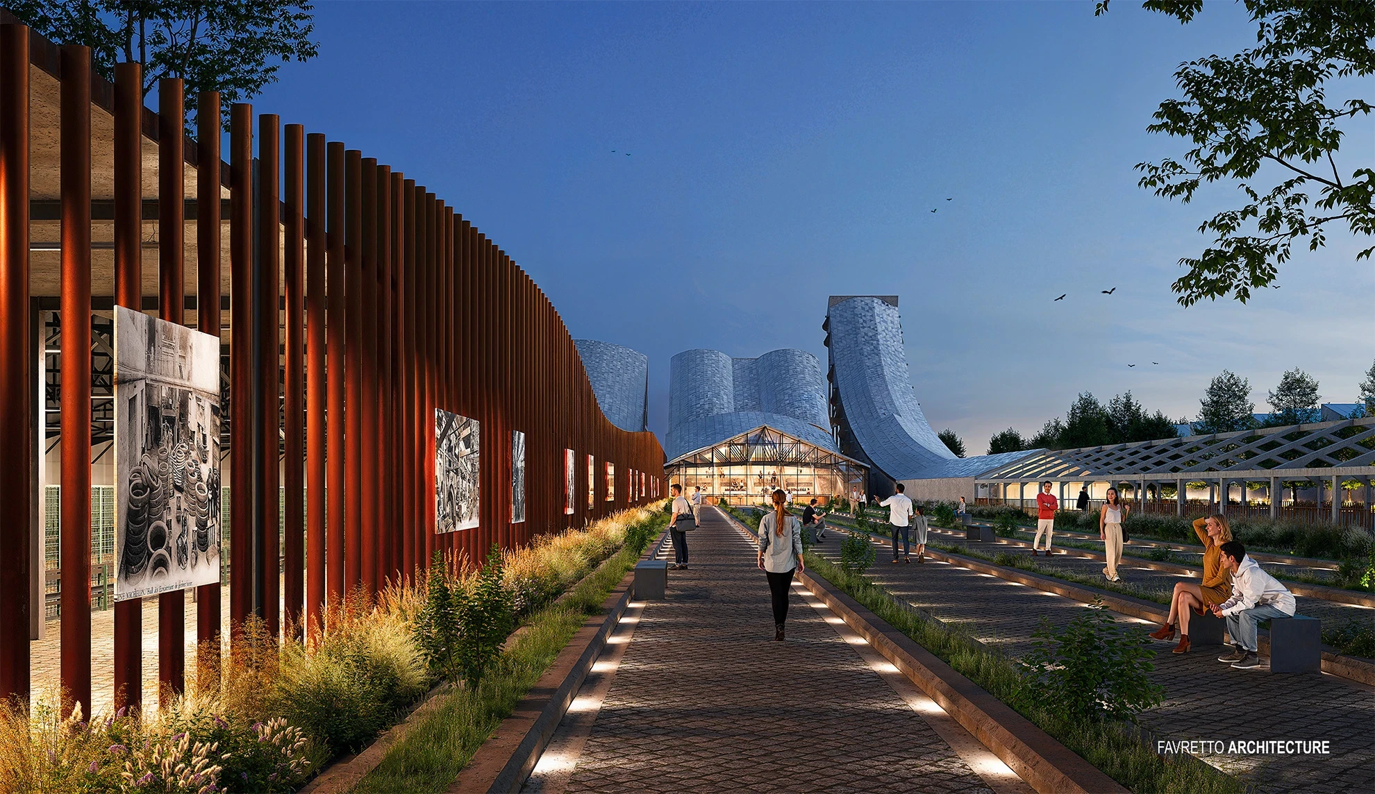 Les Pistes à Ciel Ouvert © Michelin 2025 - Favretto Architecture