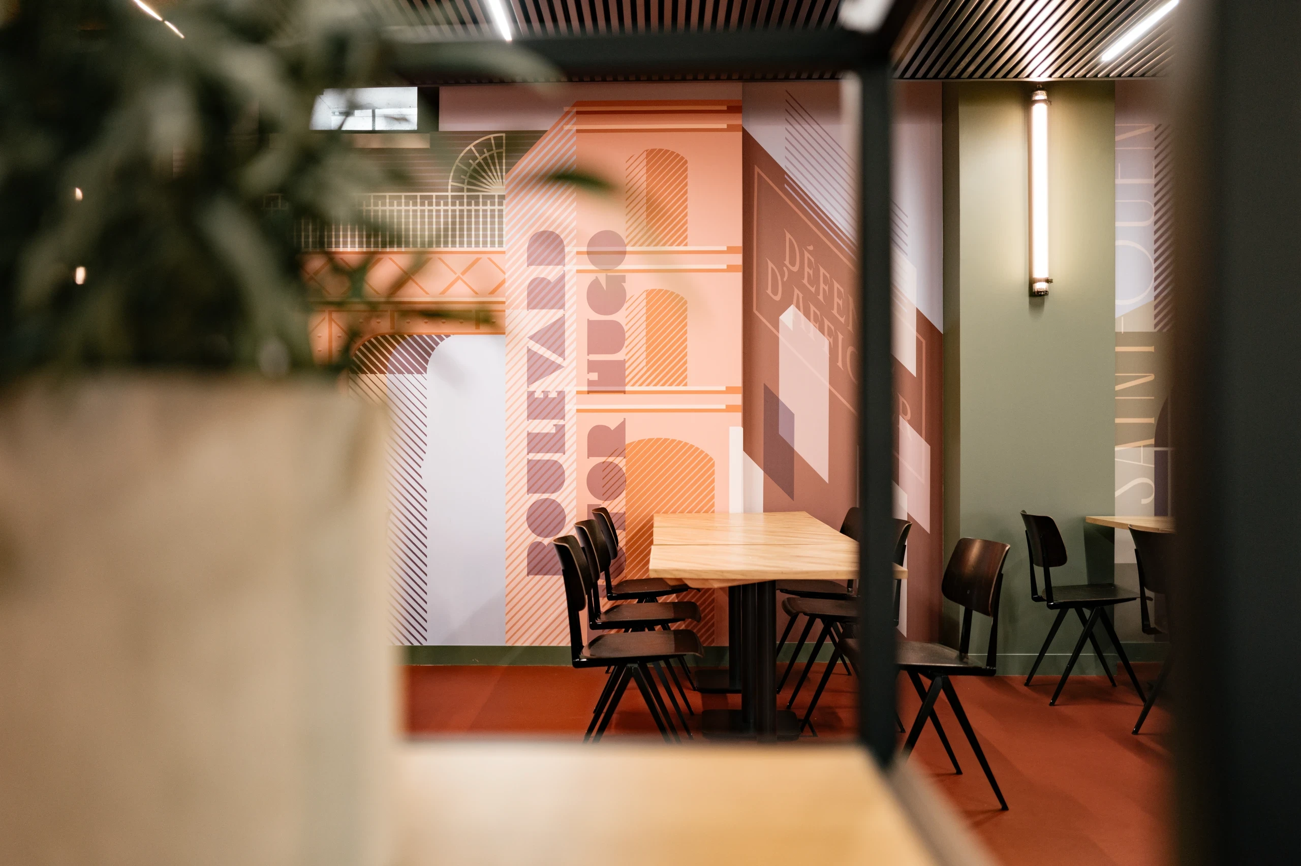 Restaurant d'entreprise à La Distillerie siège Eiffage Construction